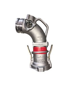 Civacon 4" Product Delivery Elbow Side Seal, Aluminum
