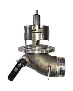 Betts Emergency Valve, 4" X 4", Grooved, 90 Degrees