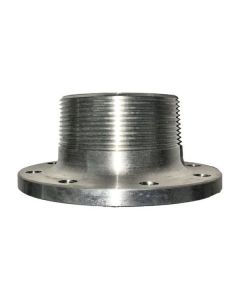 3" TTMA Flange X 3" Male Thread, Aluminum