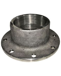 4" TTMA Flange X 3" Female Thread, Aluminum