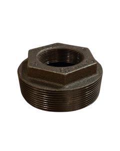 4" Male Thread X 2" Female Thread Iron Bushing