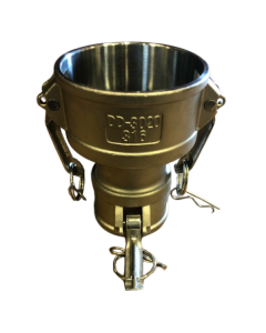 3" Female Coupler x 2" Female Coupler, Stainless Steel