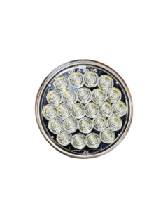 4" Clear LED Round Back-Up, 24-Diode