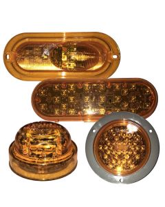 YELLOW TANK TRAILER LIGHTS