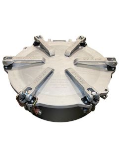 20" Manhole Assembly, Aluminum Lid, Carbon Steel Collar