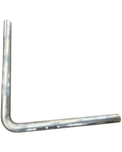 4" Schedule 10 Aluminum Structure Pipe, 90-Degree, 54" X 54"