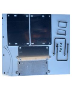 Rail Car Sign Mount Bracket Assembly