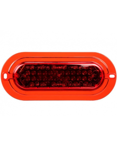Super 60, LED Strobe, 36 Diode, Red, Class II, Metalized, Fit N' Forget SS, 12V, Flange