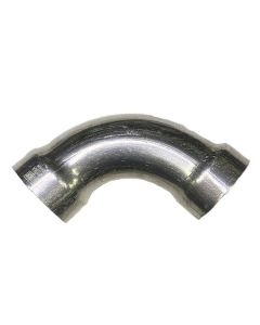 2" L/R 90Deg Seamless Aluminum Belled Elbow