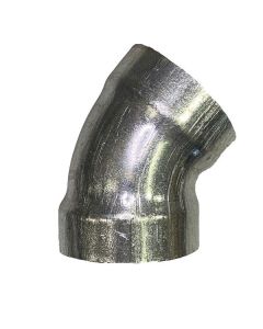 3" S/R 45Deg Seamless Aluminum Belled Elbow