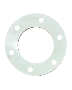 3" White Buna Gasket, 6-Hole-18