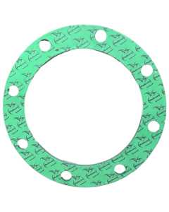 4" TTMA Flange Gasket, Green Non-Asbestos
