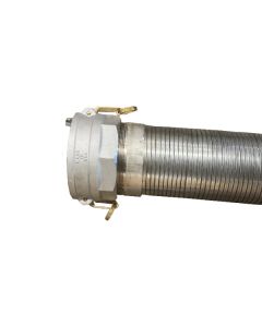 5 in. X 120 in. Stainless Steel Hose, MXF DIR C&P