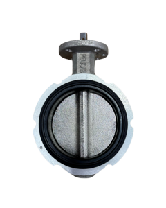 5" Aluminum Butterfly Valve, Ductile Disc, Buna Seat