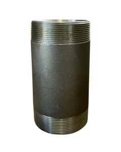 4" X 8" Steel Pipe Nipple Threaded On Both Ends