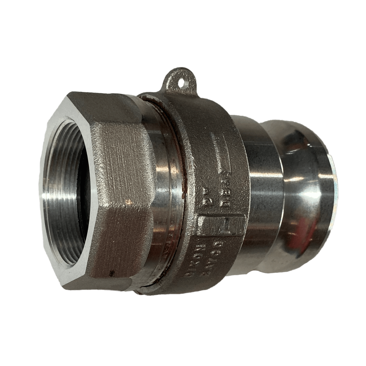 2" Buna Seal, Aluminum Adapter, Stainless Steel Stem