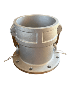 4" TTMA Aluminum Flange X 4" Female Coupler