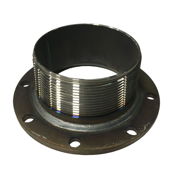 4" TTMA Mild Steel Flange With Male Pipe Thread