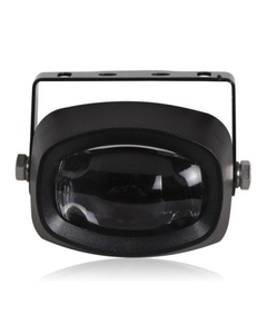 Compact Mini White Fog Light 12/24V Black Housing