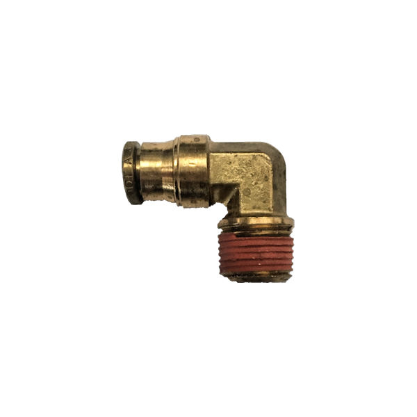AIR HOSE FITTING, PUSH ON, 90 DEG 3/8 IN. X 3/8"