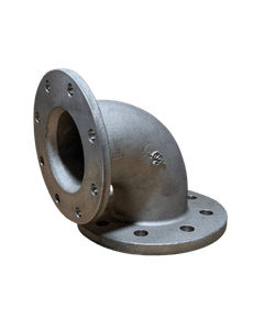3" TTMA X 3" TTMA, 90-Degree Pipe, Aluminum