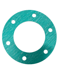 3" Green Non-Asbestos Gasket, 6-Hole-18
