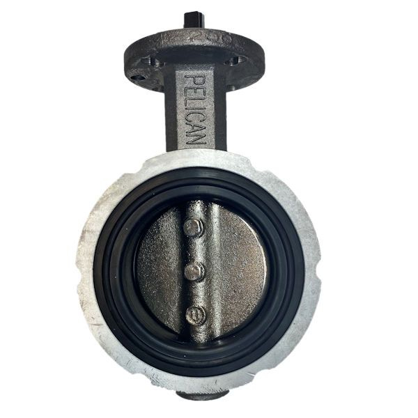 4" Butterfly Valve, Aluminum Body, Ductile Iron Boltless Disc